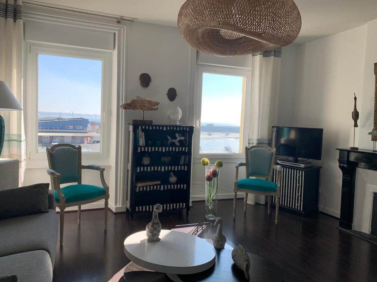 Appartement Villa Chausey, Vue Sur Le Port Granville Eksteriør bilde