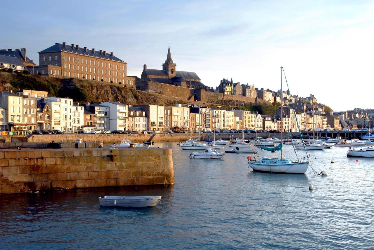 Appartement Villa Chausey, Vue Sur Le Port Granville Eksteriør bilde